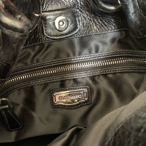 Miu Miu Matelasse Leather Bag Tote - Picture 2 of 8